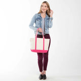 Hot Pink Medium Classic Tote - Petite & Sassy Designs