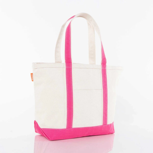Hot Pink Medium Classic Tote - Petite & Sassy Designs