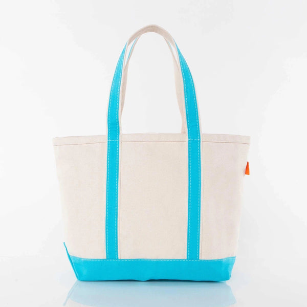 Turquoise Medium Classic Tote - Petite & Sassy Designs