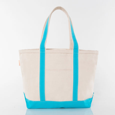 Turquoise Medium Classic Tote - Petite & Sassy Designs