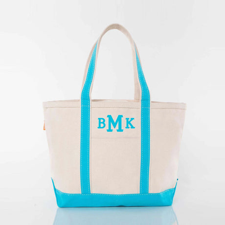 Turquoise Medium Classic Tote - Petite & Sassy Designs