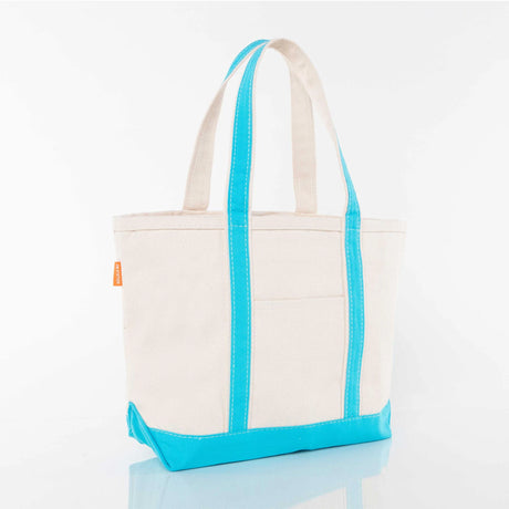 Turquoise Medium Classic Tote - Petite & Sassy Designs