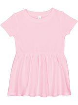 Girls Fine Jersey Dress in Pink