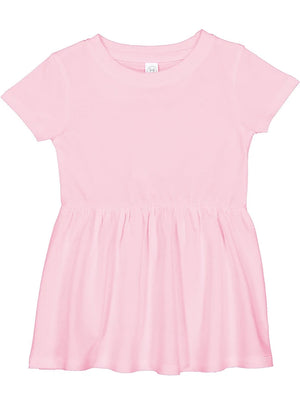 Girls Fine Jersey Dress in Pink - Petite & Sassy Designs