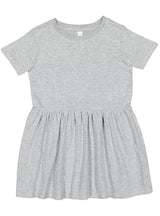 Girls Fine Jersey Dress in Heather