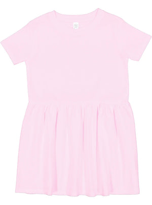 Girls Fine Jersey Dress in Pink - Petite & Sassy Designs
