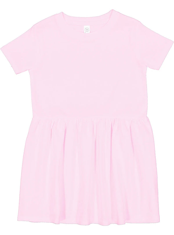 Girls Fine Jersey Dress in Pink - Petite & Sassy Designs