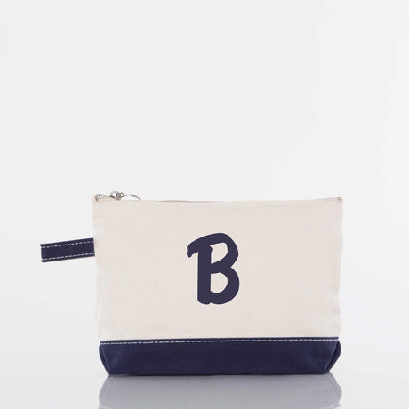 Navy Makeup Bag - Petite & Sassy Designs