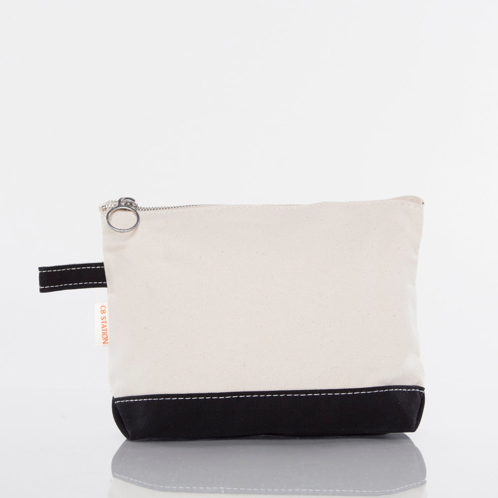 Black Makeup Bag - Petite & Sassy Designs