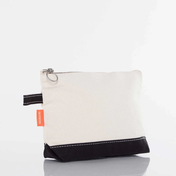 Black Makeup Bag - Petite & Sassy Designs
