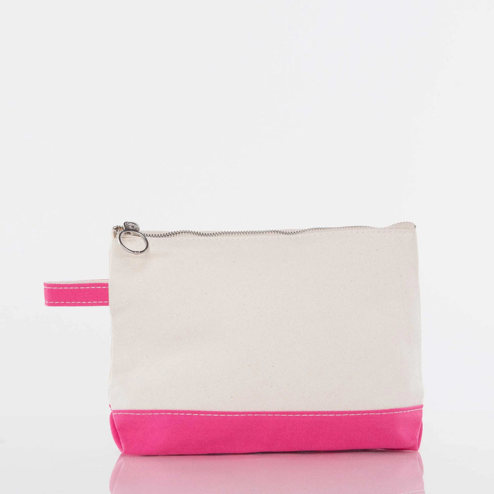 Hot Pink Makeup Bag - Petite & Sassy Designs