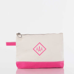 Hot Pink Makeup Bag - Petite & Sassy Designs