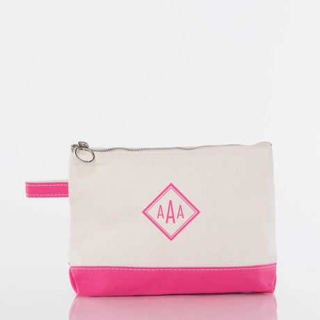 Hot Pink Makeup Bag - Petite & Sassy Designs