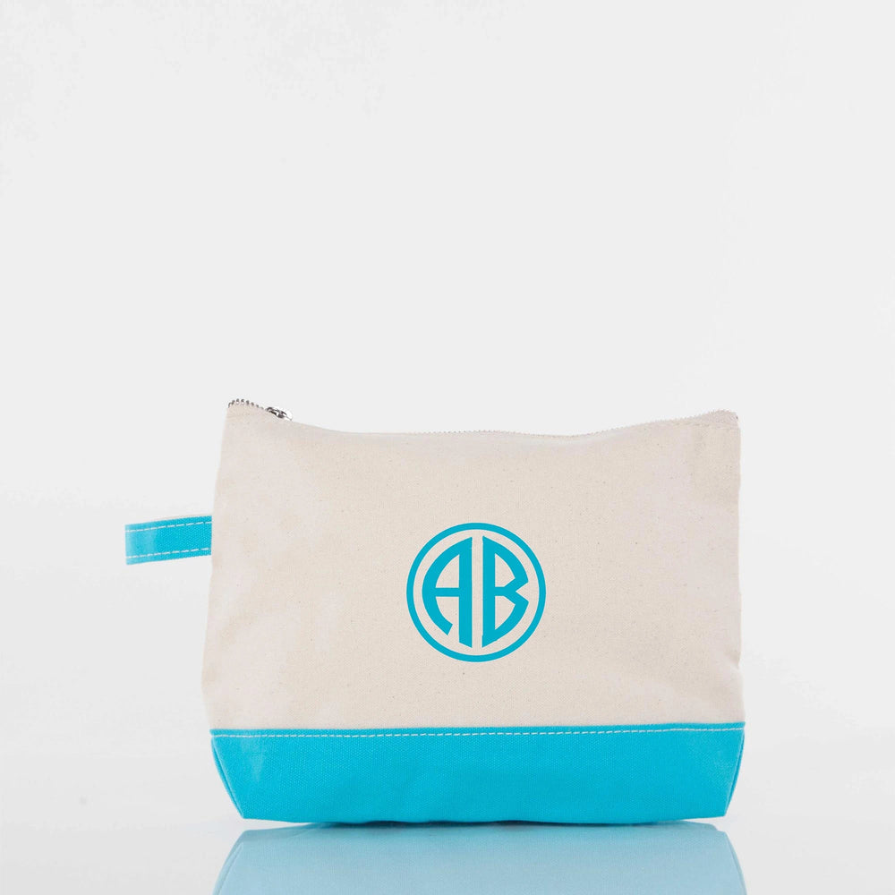 Turquoise Makeup Bag - Petite & Sassy Designs
