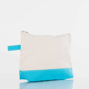Turquoise Makeup Bag - Petite & Sassy Designs