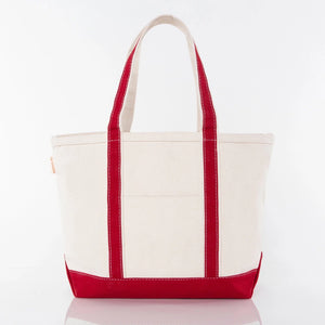 Red Medium Classic Tote - Petite & Sassy Designs