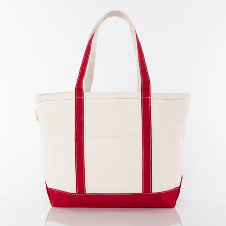 Red Medium Classic Tote - Petite & Sassy Designs