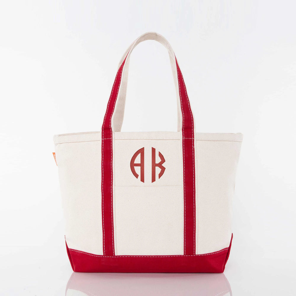 Red Medium Classic Tote - Petite & Sassy Designs