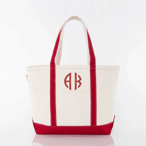 Red Medium Classic Tote - Petite & Sassy Designs