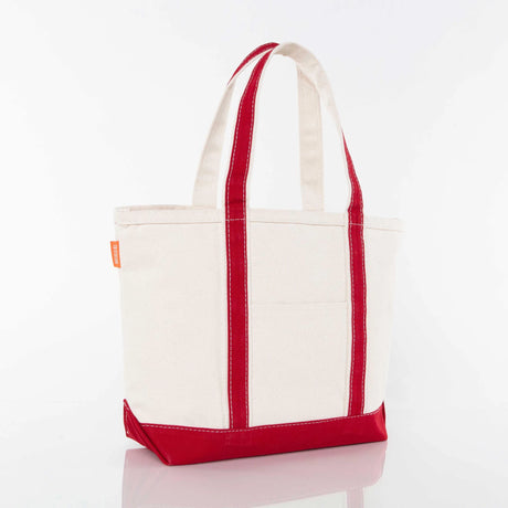 Red Medium Classic Tote - Petite & Sassy Designs