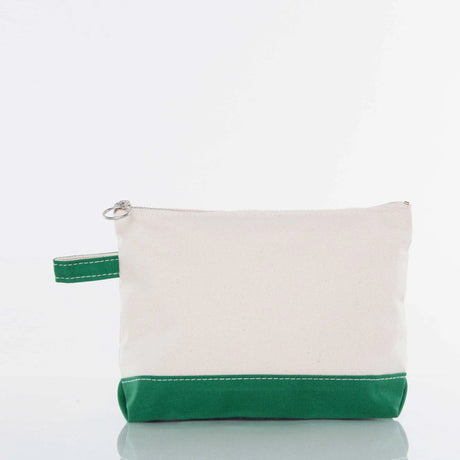 Green Makeup Bag - Petite & Sassy Designs