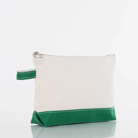 Green Makeup Bag - Petite & Sassy Designs