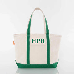 Green Medium Classic Tote - Petite & Sassy Designs