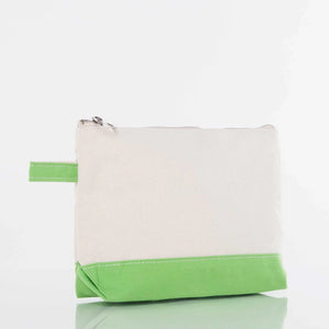 Lime Green Makeup Bag - Petite & Sassy Designs