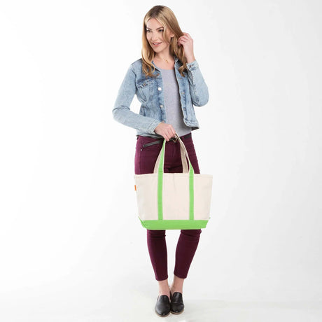 Lime Green Medium Classic Tote - Petite & Sassy Designs