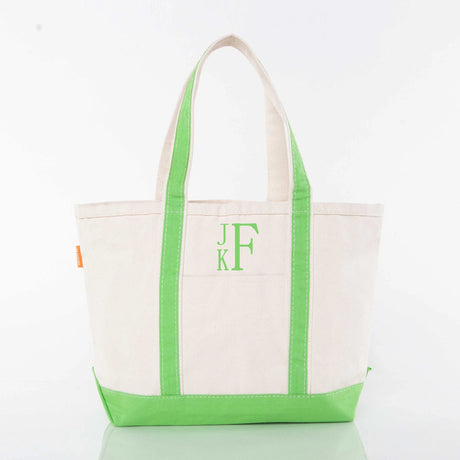 Lime Green Medium Classic Tote - Petite & Sassy Designs