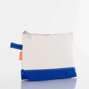 Royal Blue Makeup Bag - Petite & Sassy Designs