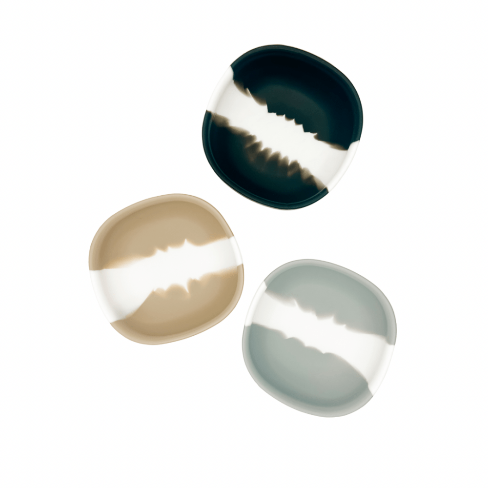 Dip Dye Square Suction Bowl - Petite & Sassy Designs