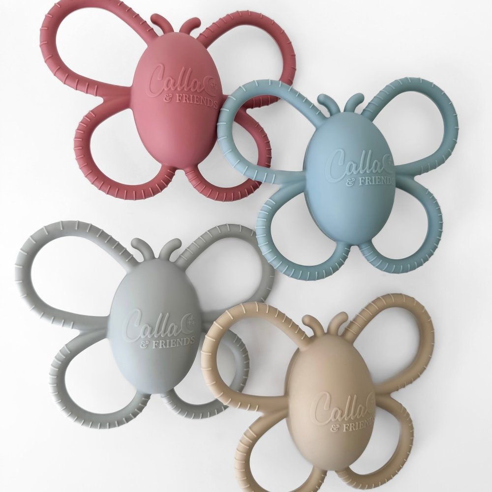 Garden Party Collection - Butterfly Rattle Teether - Petite & Sassy Designs