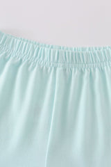Mint Ruffle Hem Shorts - Petite & Sassy Designs
