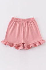 Blush Ruffle Hem Shorts - Petite & Sassy Designs