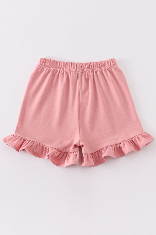 Blush Ruffle Hem Shorts - Petite & Sassy Designs