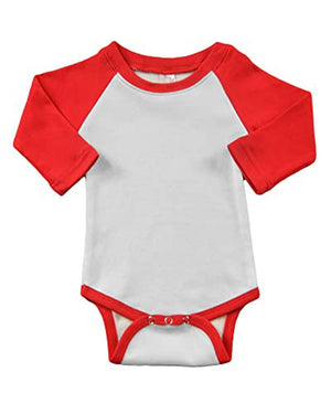 Infant Long Sleeve Raglan Bodysuit - Petite & Sassy Designs