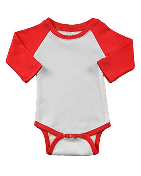 Infant Long Sleeve Raglan Bodysuit - Petite & Sassy Designs