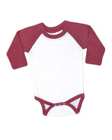 Infant Long Sleeve Raglan Bodysuit