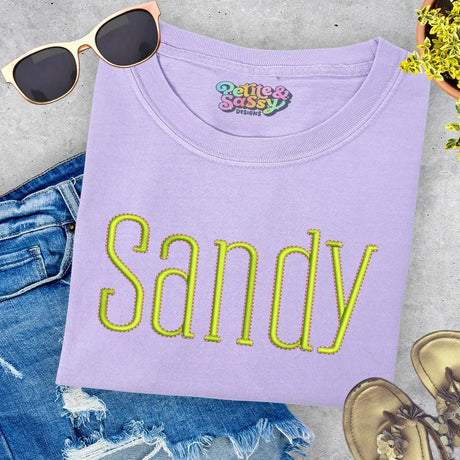Tall Name Tee - Petite & Sassy Designs