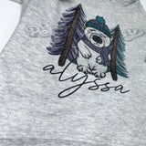 Personalized Baby Jogger Set - Gray