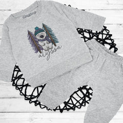 Personalized Baby Jogger Set - Gray