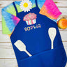 Personalized Kids Apron Cupcake Patterned Name Apron