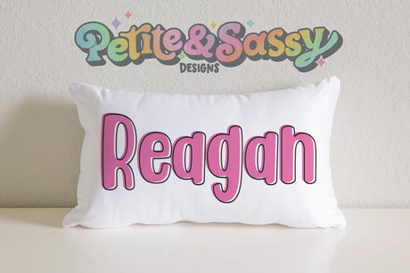 Personalized Name Pillow Case - Petite & Sassy Designs