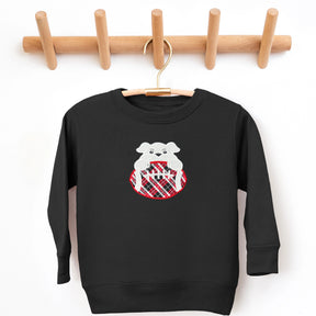Bulldog Fan Applique Sweatshirt - Petite & Sassy Designs