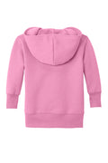Pink Infant Full Zip Fleece Hooded Sweatshirt Jacket