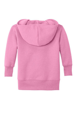 Pink Infant Full Zip Fleece Hooded Sweatshirt Jacket - Petite & Sassy Designs