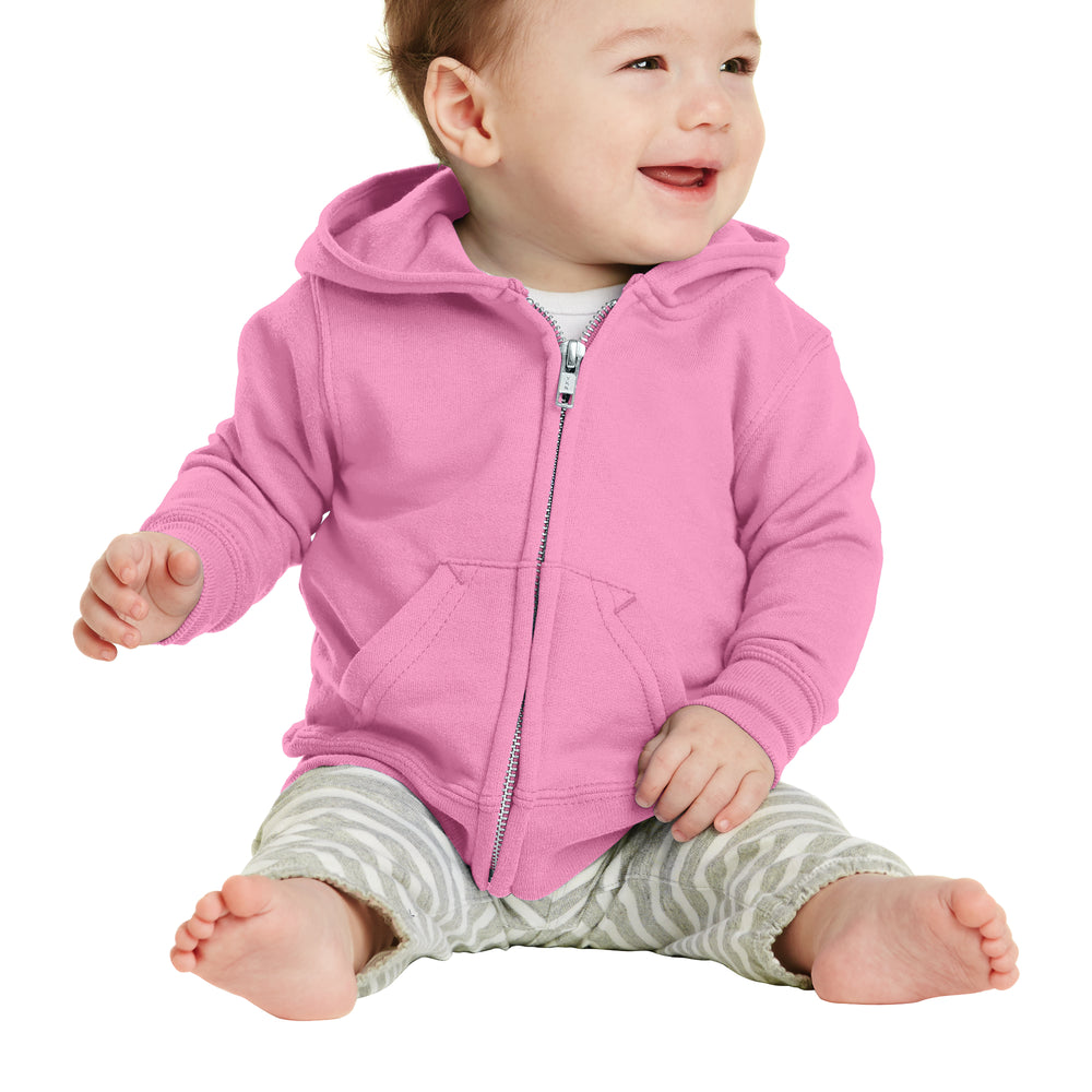 
                      
                        Pink Infant Full Zip Fleece Hooded Sweatshirt Jacket
                      
                    