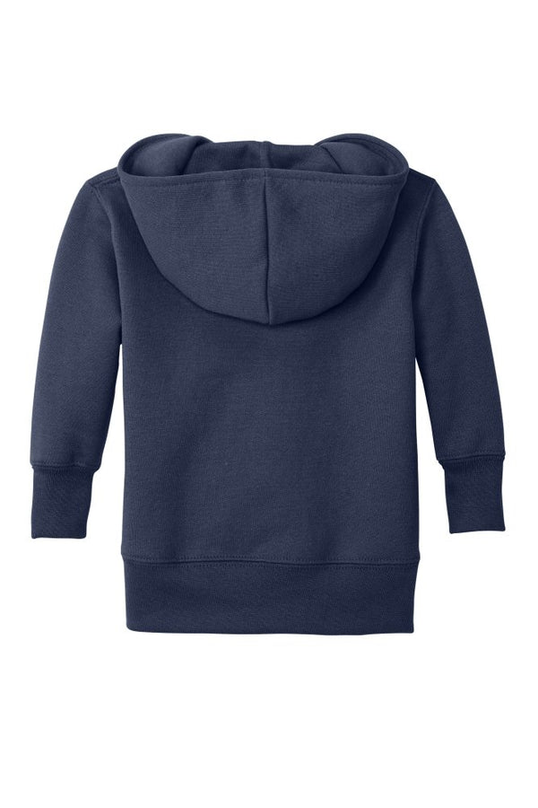 Navy Infant Full Zip Fleece Hooded Sweatshirt Jacket - Petite & Sassy Designs