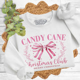 Candy Cane Christmas Club Sweatshirt - Petite & Sassy Designs